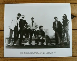 UB40 - Foto de prensa de banda brillante en blanco y negro 8x10 para revisión de Rolling Stone 1983 - Imagen 1 de 2