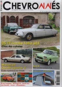 CHEVRONNES 32 CITROEN DS19 TATRA 603 MASERATI QUATTROPORTE II 1975 AMI 8 LIMOUSINE - Bild 1 von 2