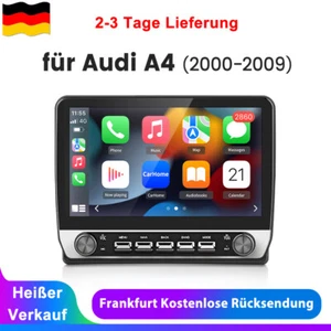 Carplay Android 13 Für Audi A4 S4 RS4 00-2009 Autoradio GPS Navi WIFI BT FM DAB+ - Bild 1 von 17