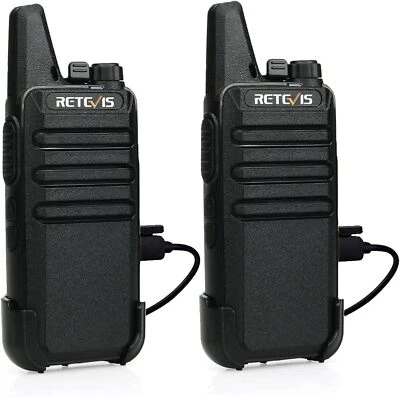 Retevis Walkie Talkie Mini Professional 2 Wege Radio Langstrecken Wiederaufladbar  - Bild 1 von 4