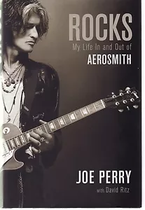 Joe Perry ( of Aerosmith ) Signed Autographed 1st Edition Book - Foto 1 di 3