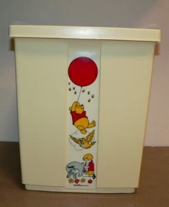 (Super selten!) Vintage 1970er Sears Winnie the Pooh Sit-On Kleidung Hamper USA! - Bild 1 von 12