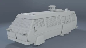 “Stripes” 12" EM50 Urban Assault Vehicle 3D Printed BONUS 4 Figures 1:24 - Picture 1 of 3