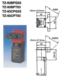 TEND Safety Key Interlock Switch TZ-93BPT03 - Picture 1 of 1