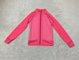 So Girls Size 12 Long Sleeve Zip Up Bright Pink Activewear Track Jacket - Picture 1 of 10