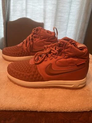 Туристические рабочие ботинки/кроссовки Nike Air Lunar Force 1 Duckboot сидр размер 7 женские - Изображение 1 из 4