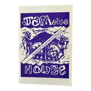 VTG 1990s JAMaica HOUSE Flyer - NOTORIOUS B.I.G., COOLIO, NONCE. HIP-HOP HISTORY - Picture 1 of 2