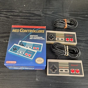 Official Nes Controllers For Nintendo Nes Complete In Box CIB Great Shape Tested - Picture 1 of 6