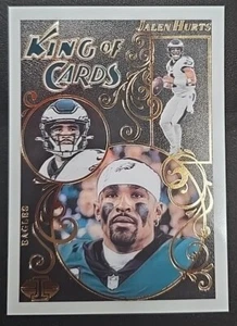 Jalen Hurts King of Cards Acetate Eagles 2023 Panini Illusions - Picture 1 of 2