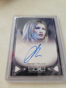 Stargate SGU Season 2 Autograph Card Sarah Mutch as Celina
