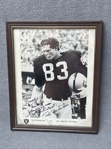 NFL Los Angeles Raiders Ted Hendricks Autographed Photograph #83 KG Football - Picture 1 of 14