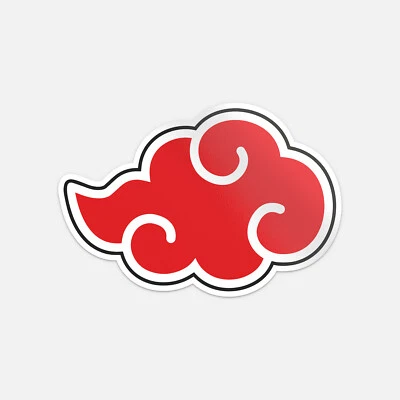 Naruto Anime Akatsuki Cloud Vinyl Sticker Decal
