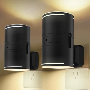 LED Night Light Plug In, Modern Night Lights Plug into Wall, Dusk to Dawn Sensor - Picture 1 of 14