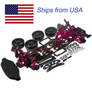 1/10 Alloy & Carbon SAKURA D4 RWD Drift Racing Car Frame Body Kit #KIT-D4RWD - Picture 1 of 8