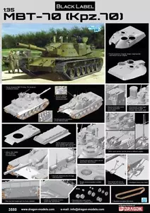 Kit modelo de plástico Dragon 3550 1/35 MBT-70 (Kpz.70) DML - Imagen 1 de 1