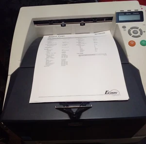 Kyocera Ecosys FS-1370DN Workgroup Laser Printer/UseToner -Power & Network Cable - Picture 1 of 7