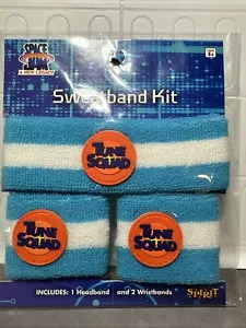 VINTAGE Tune Squad Schweißband Set - Space Jam Kinder Neu Versiegelt Pkg. - Bild 1 von 5