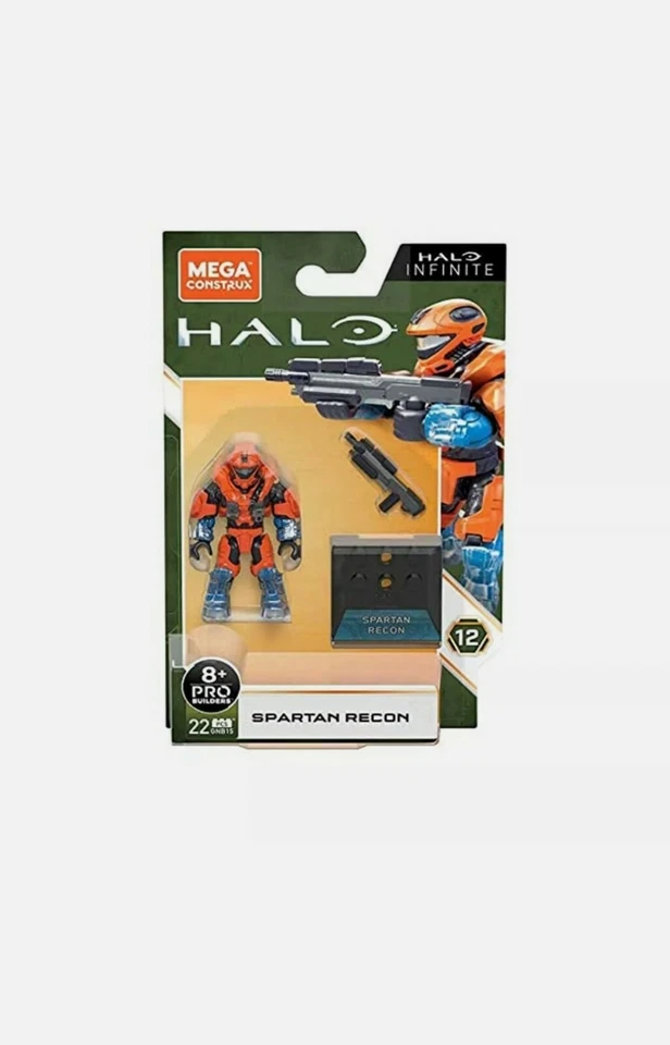 Mega Construx Halo Pro Builders Spartan Recon Figure Set NEW - Image 1 of 1