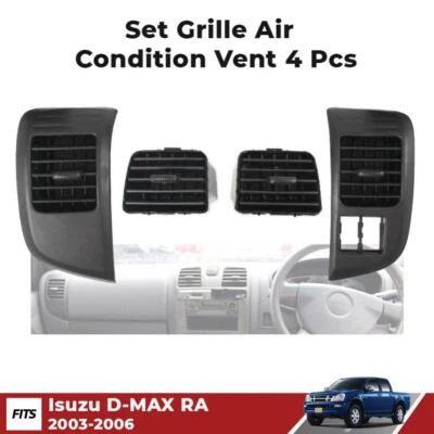 Grille Air Condition Vent Fender Set 4 Fits Isuzu D-Max Rodeo Pickup UTE 2003-06 Foto 1 de 4