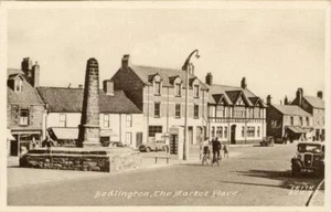 GEDRUCKTE POSTKARTE VON BEDLINGTON MARET PLACE, (BEI BLYTH), NORTHUMBERLAND, FRITH - Bild 1 von 2