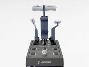 Boeing 737 Combined Gray Throttle Levers Kit for Thrustmaster TCA Quadrant - Picture 1 of 16