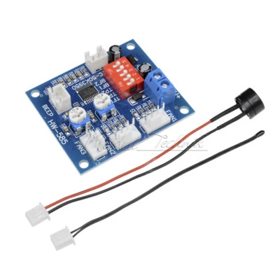 DC 12V PWM PC CPU Fan Temperature Control Speed Controller CPU High-Temp Alarm