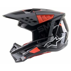 Alpinestars S-M5 Rover Graphic Offroad Helmet - Anthracite/Red Fluo/Camo - Large