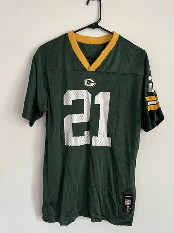 Vintage NFL Green Bay Packers Charles Woodson Reebok Jersey Youth Size XL Cover