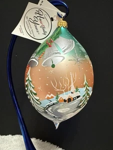 Heartfully Yours 7" Holy Night Song Glas Weihnachtsschmuck Radko NEU 2023 - Bild 1 von 7