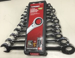 Husky 11 Stück SAE (Standard) feste Spezialeinsätze Kombination Schraubenschlüssel Set 1005 665 294 - Bild 1 von 1