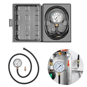 Kit de manómetro de presión de gas colector para gas natural o gas LP 0-35" W.C 1/8” NPT - Imagen 1 de 12