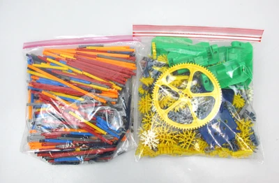 K'Nex Mixed Bulk Lot Over 3 lbs Assorted Rods Connectors Pieces Parts - Image 1 of 4