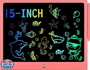 LCD Writing Tablet for Kids, 15 Inch Colorful Electronic Doodle B - Picture 1 of 5