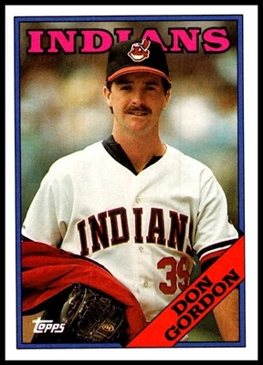 1988 Don Gordon Rookie Topps Baseball #144 Cleveland Indians - Image 1 of 2