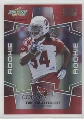 2008 Score Select Rookie Red Zone /30 Tim Hightower #408 Rookie RC - Image 1 of 2
