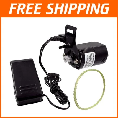 Sewing Machine Motor Kit with Foot Pedal & Belt - 110V, 100W - Image 1 of 4