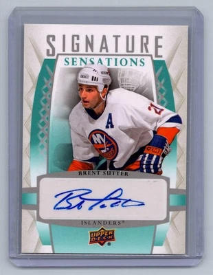 2011-12 Upper Deck Signature Sensations Brent Sutter #SS-SU Auto - Image 1 of 2