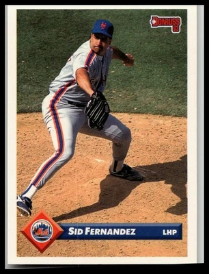 1993 Donruss #566 Sid Fernandez - Image 1 of 2