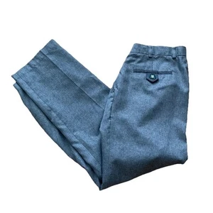 Brooks Brothers Dress Golf Pants Mens 35X30 Gray St Andrews Links Logo NWOT - Picture 1 of 9