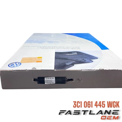 2005-2006 VOLKSWAGEN PASSAT REAR BLACK RUBBER FLOOR MATS NEW OEM 3C1-061-445-WGK - Image 1 of 4