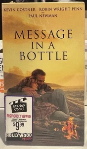 Message In A Bottle (1999 VHS) Kevin Costner Paul Newman Warner Wasserzeichen VERSIEGELT - Bild 1 von 2