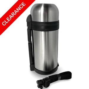 NUOVA bottiglia termica sottovuoto in acciaio inox da 1,2 L - fiaschetta isolata 40 oz - Foto 1 di 2