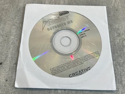 Audigy Advanced MB Sound Blaster CD 2005 Creative Technology Software W/ Key - Image 1 of 2