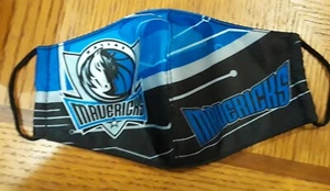 10 maschere viso Mavericks 3 strati cucite con filtro Dallas squadra sportiva basket - Foto 1 di 6