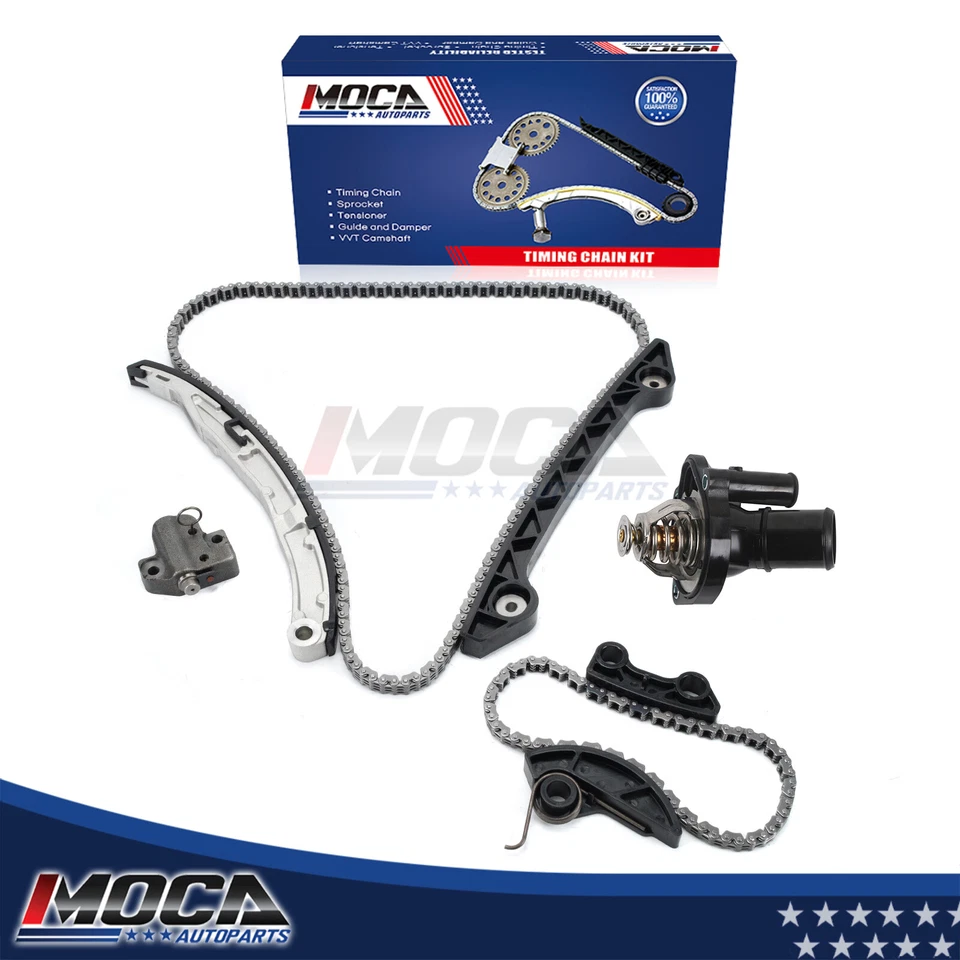 Timing Chain Kit Thermostat for 05-08 Ford Focus Fusion Mercury Milan 2.3L DOHC - Image 1 of 4