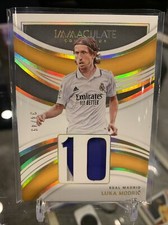 2022-23 Panini Immaculate LUKA MODRIC /49 Patch Jersey Numbers Real Madrid