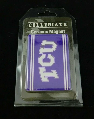 Texas Christian University TCU Horned Frogs Team 2”x 3”  Ceramic Magnet Football Cover