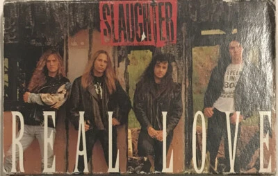Slaughter - Real Love Cassette Single 1992 Chrysalis – 4KM-50401 - Image 1 of 3