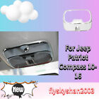For Jeep Patriot Compass 10-16 Chrome Silver Front Reading Light Lamp Frame Trim