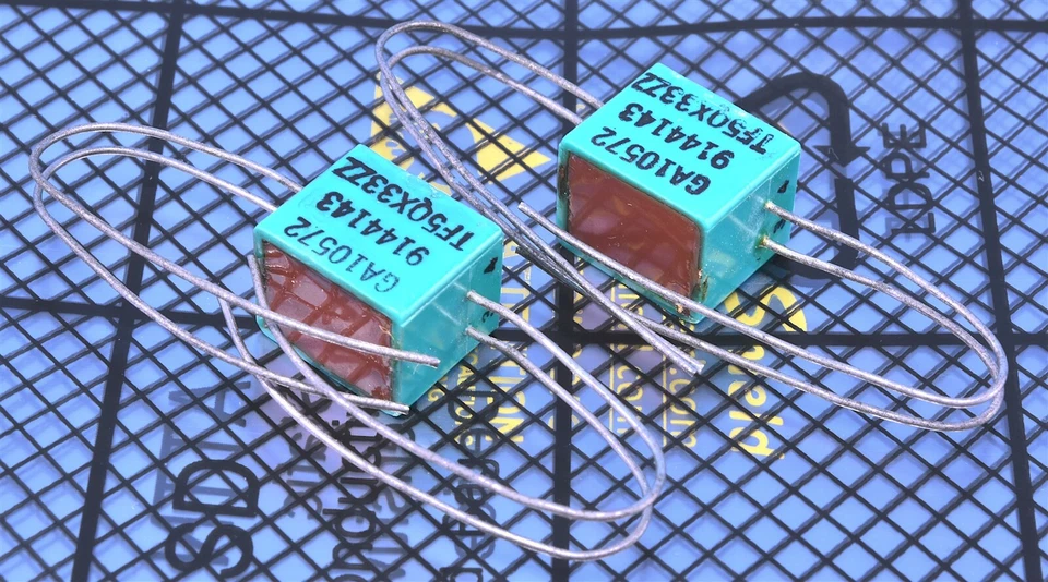 2 Mil-Spec Pulse Transformers 1:2 Pri:Sec 2 KHz PRR L=10 mH P/N: GA10572 9144143 - Image 1 of 3